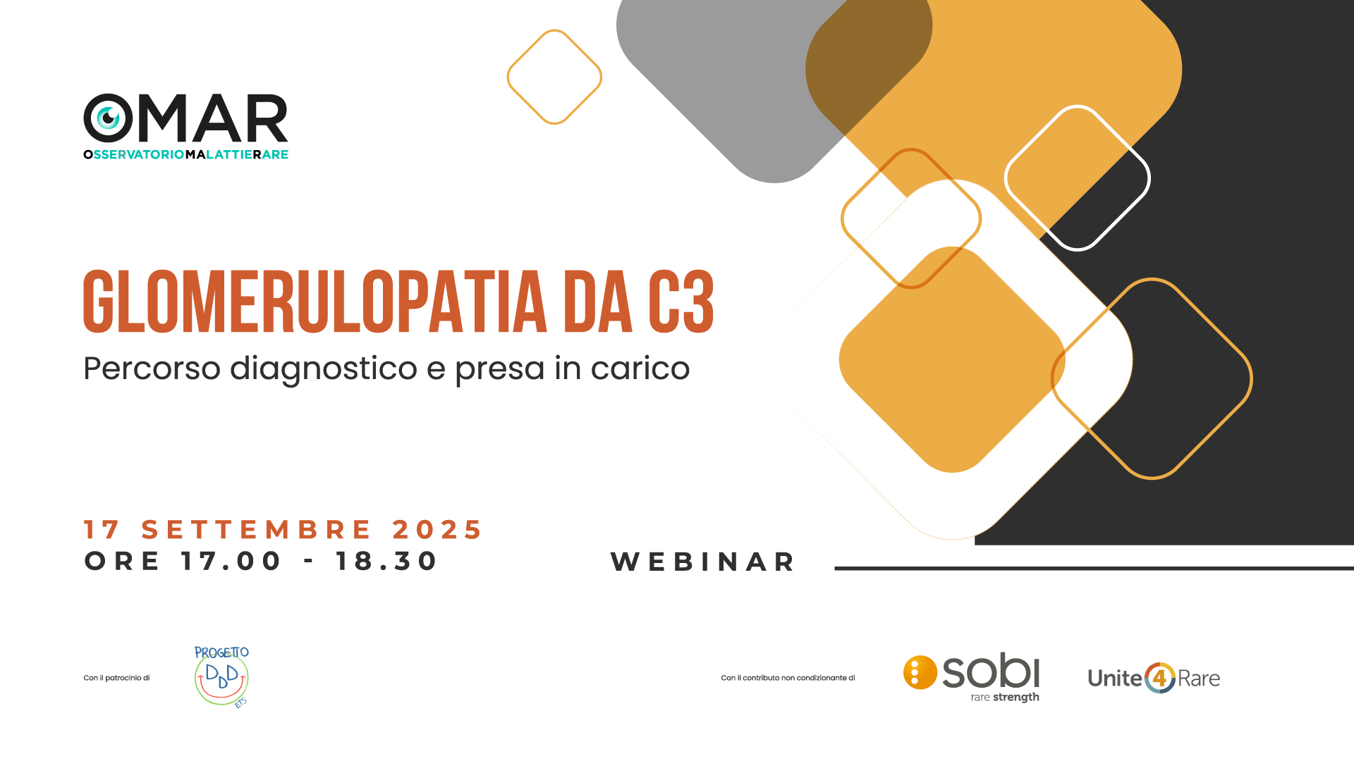 Glomerulopatia da C3, percorso diagnostico e presa in carico