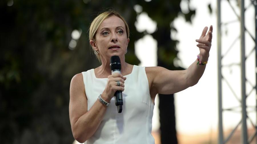 Giorgia Meloni a Cagliari