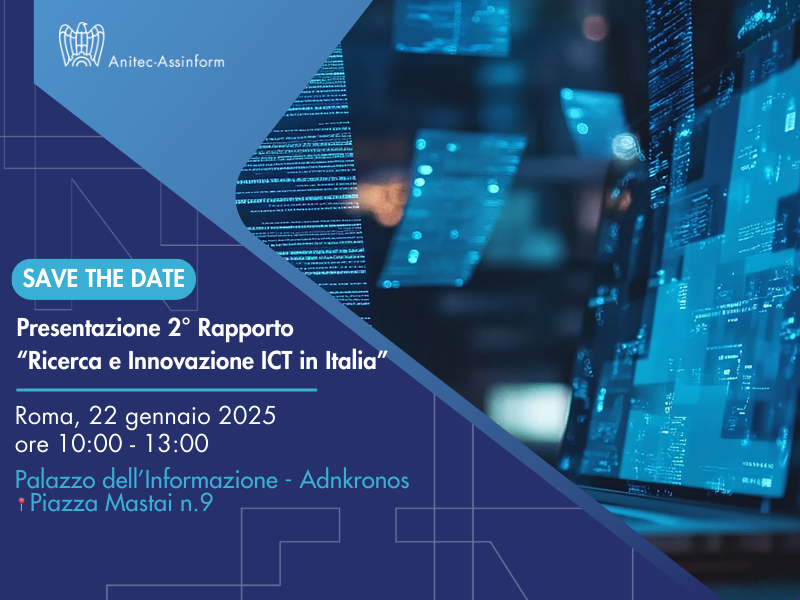 Presentazione del secondo rapporto &ldquo;Ricerca e Innovazione ICT in Italia&rdquo;