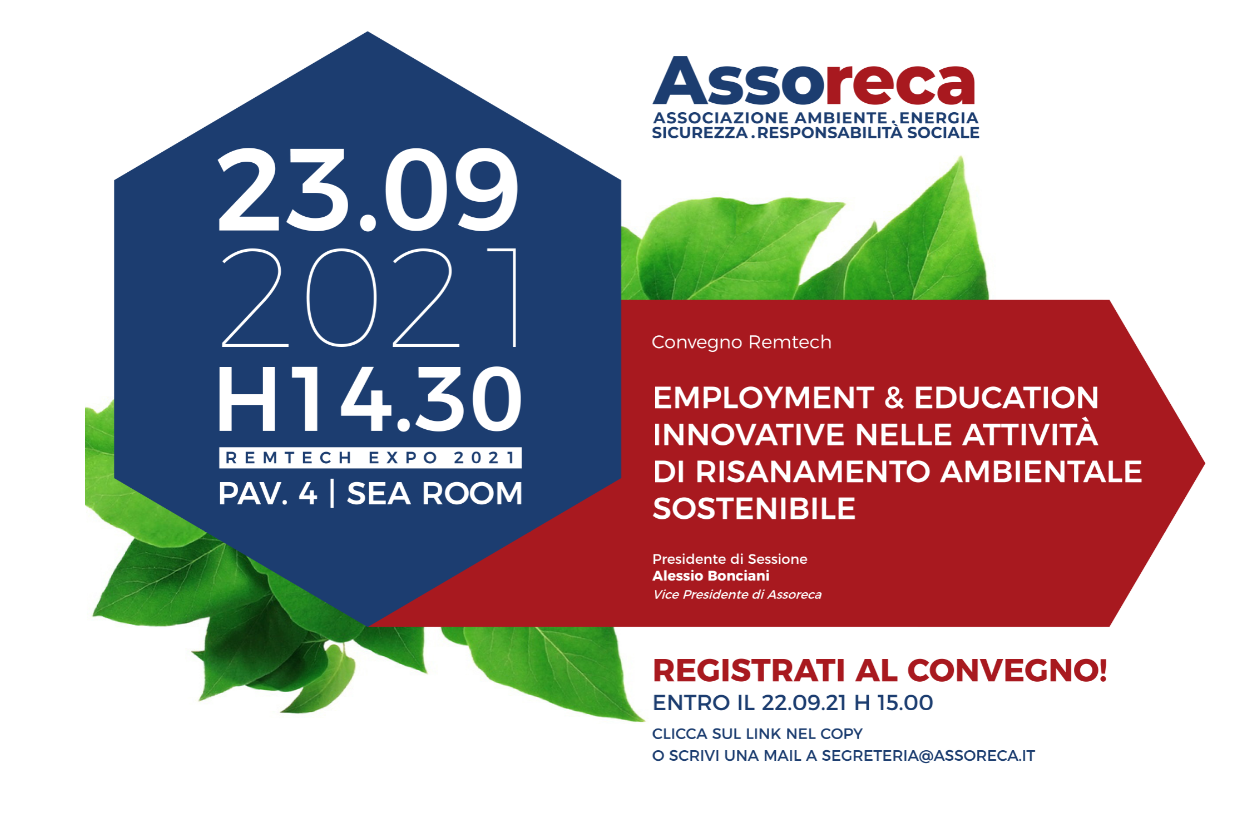 Employment e Education innovative nelle attivit&agrave; di risanamento ambientale sostenibile