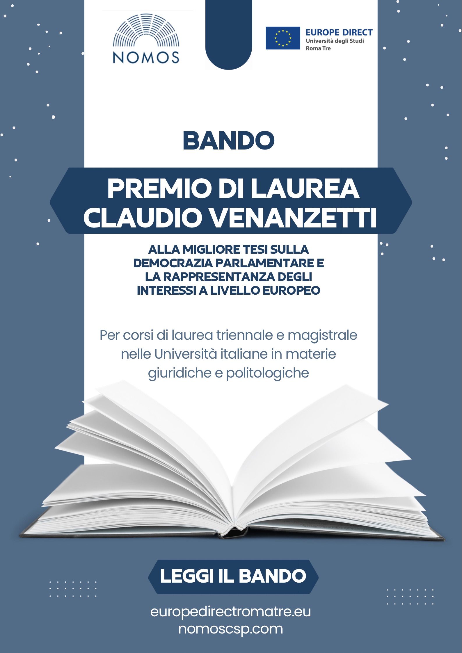 Premio di Laurea “Claudio Venanzetti” - 2025