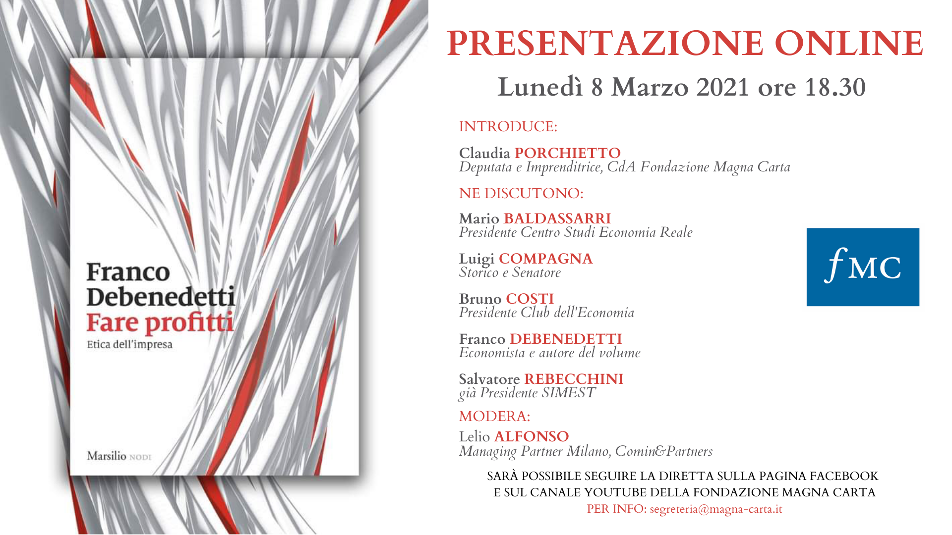 Presentazione del libro: "Fare profitti"