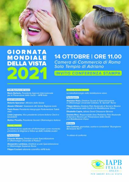 Conferenza stampa di presentazione della "Giornata mondiale della vista"