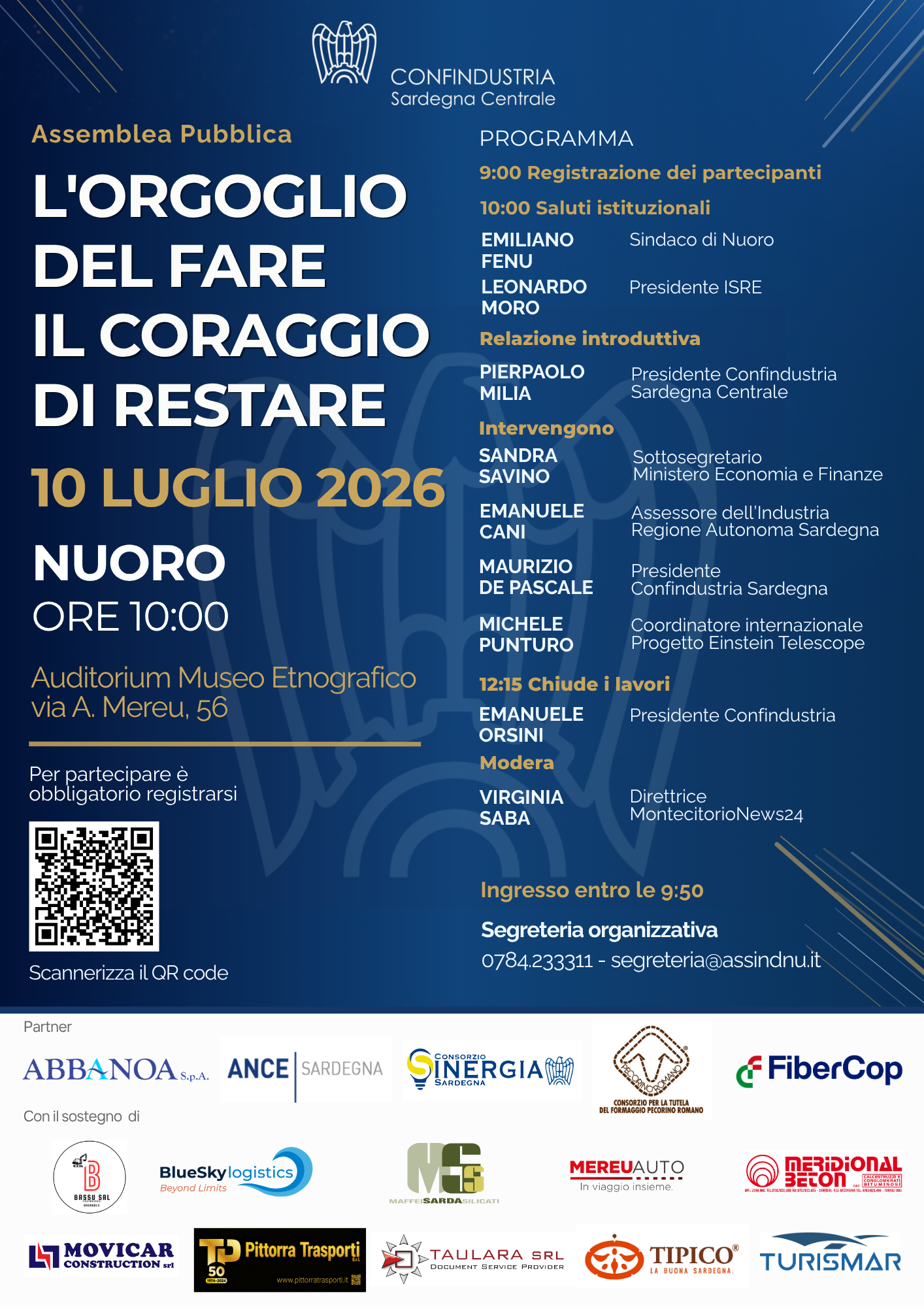 L'orgoglio del fare, il coraggio di restare