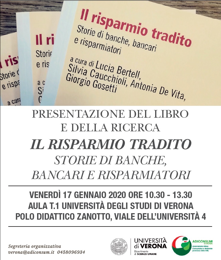 Presentazione del libro: "Risparmio tradito"