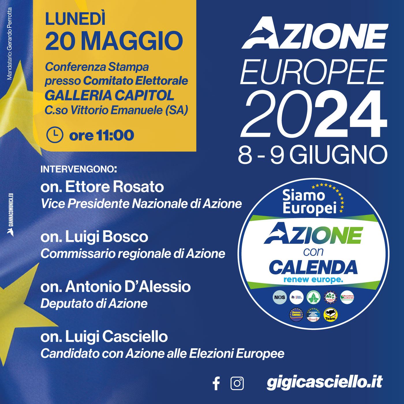 Conferenza stampa di Azione