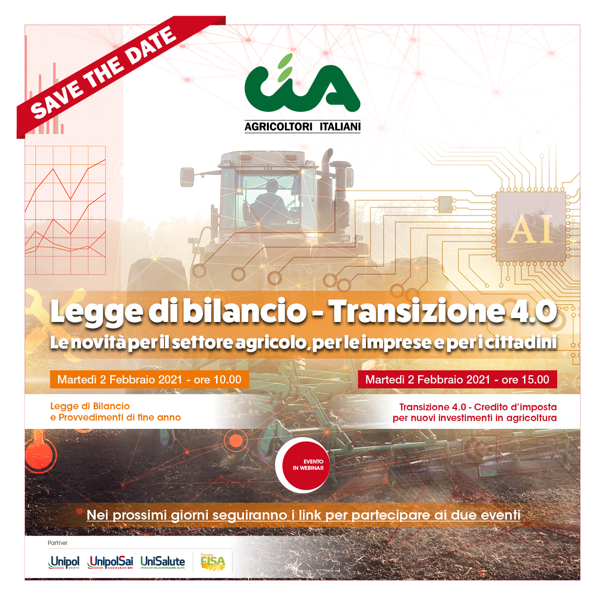 Legge di bilancio - Transizione 4.0.&nbsp;Le novit&agrave; per il settore agricolo, per le imprese e per i cittadini