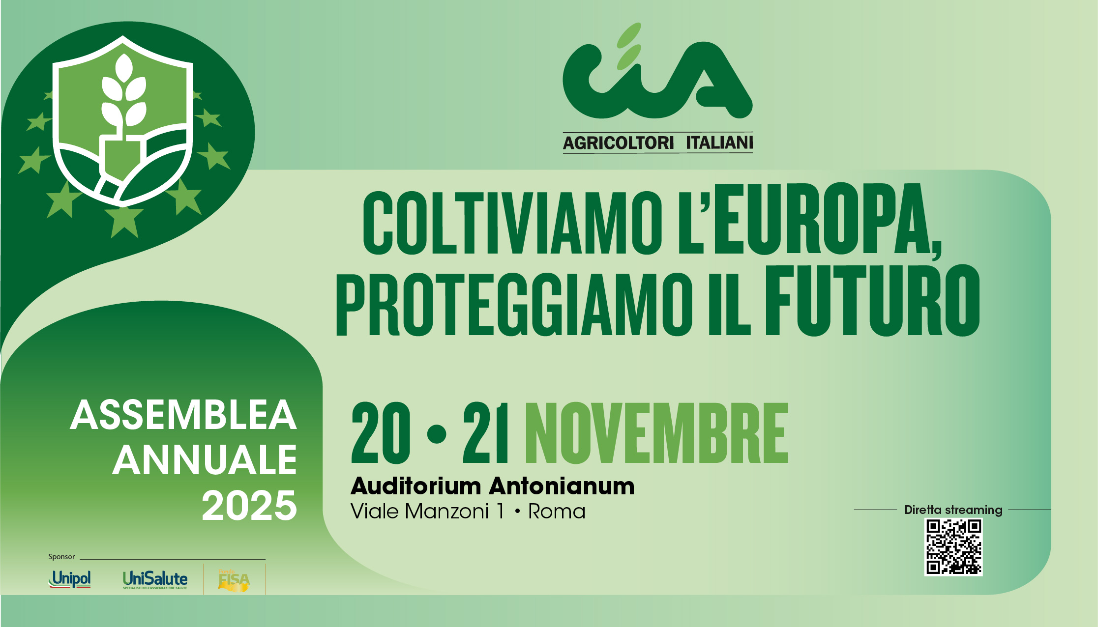 Assemblea Annuale 2025 CIA – Agricoltori Italiani | Coltiviamo l’Europa, proteggiamo il futuro