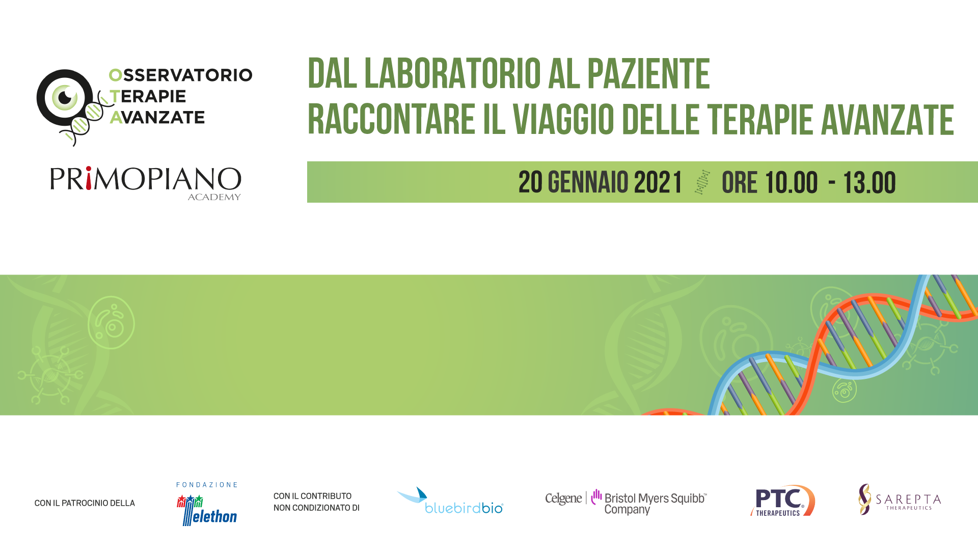 Dal laboratorio al paziente. Raccontare il viaggio delle terapie avanzate