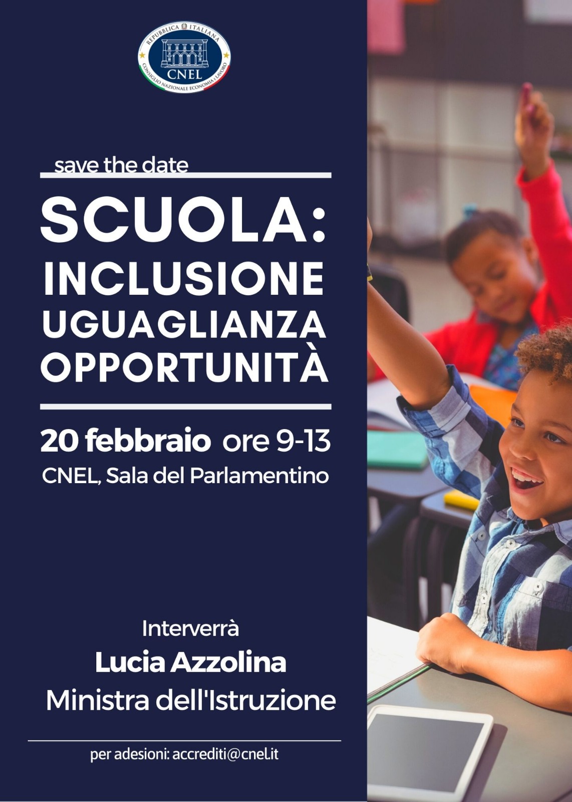 Scuola: inclusione, uguaglianza, opportunità