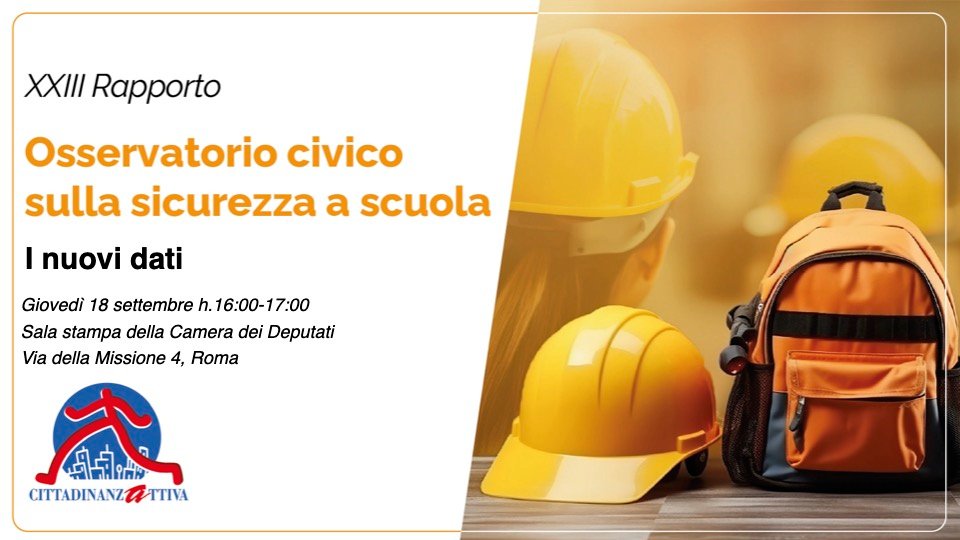 Osservatorio civico sulla sicurezza a scuola: i nuovi dati
