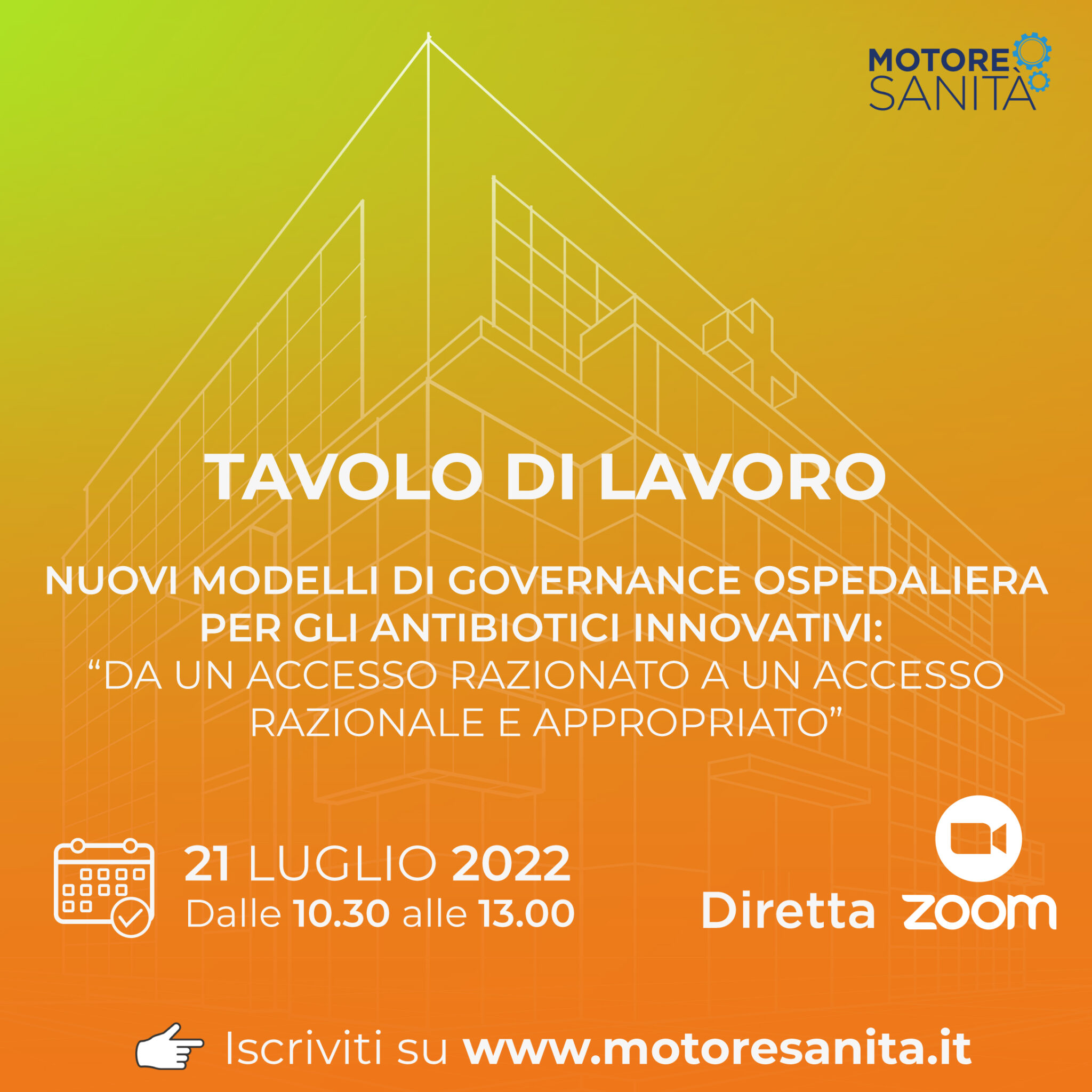 Nuovi modelli di governance ospedaliera per gli antibiotici innovativi: &ldquo;Da un accesso razionato a un accesso razionale e appropriato&rdquo;
