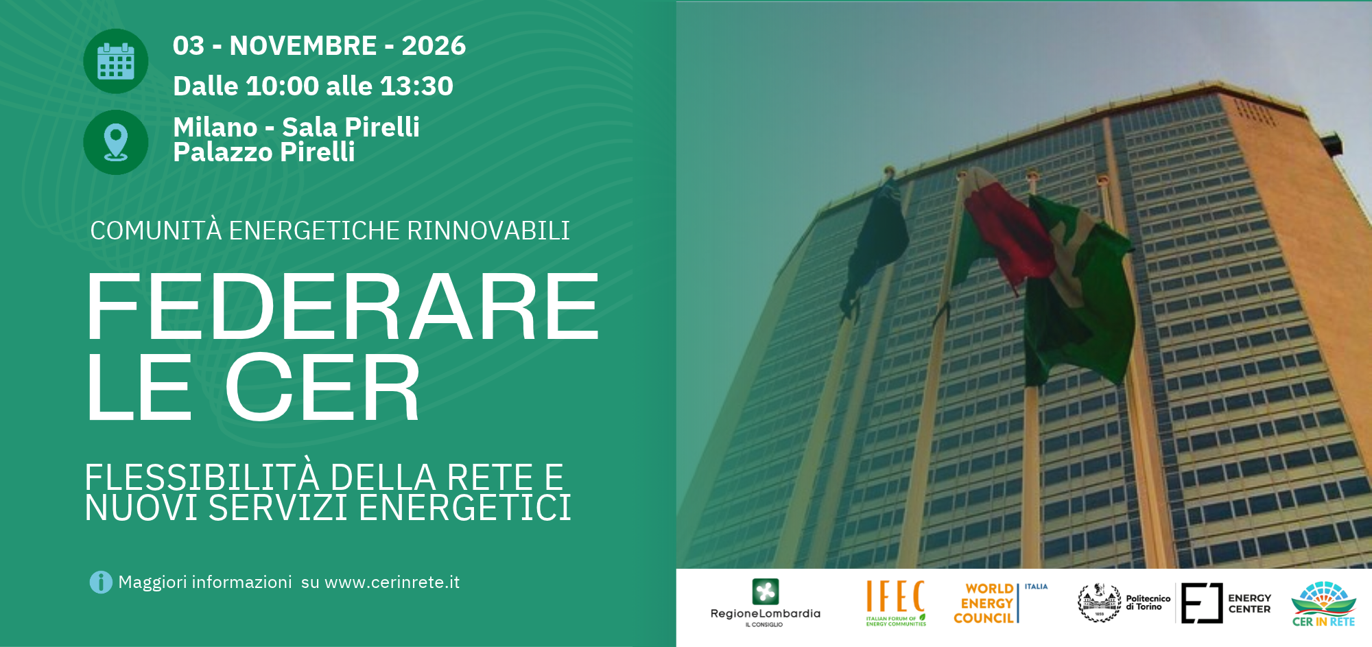 Federare le CER. Flessibilità della rete e nuovi servizi energetici