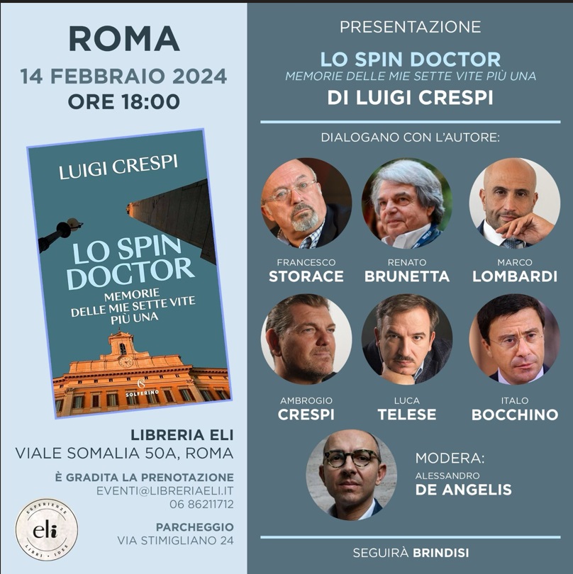 Presentazione del libro: “Lo Spin Doctor”