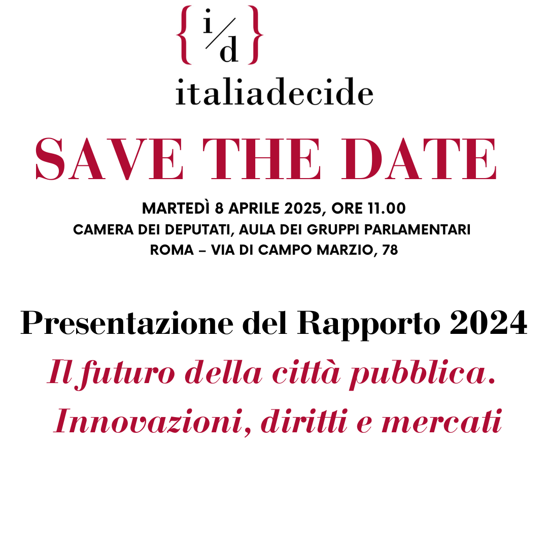 Presentazione Rapporto 2024 &ldquo;Il futuro della citt&agrave; pubblica. Innovazioni, diritti e mercati&rdquo;