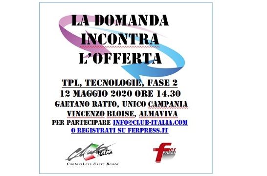 La domanda incontra l’offerta. Terzo webinar Club Italia-FerPress