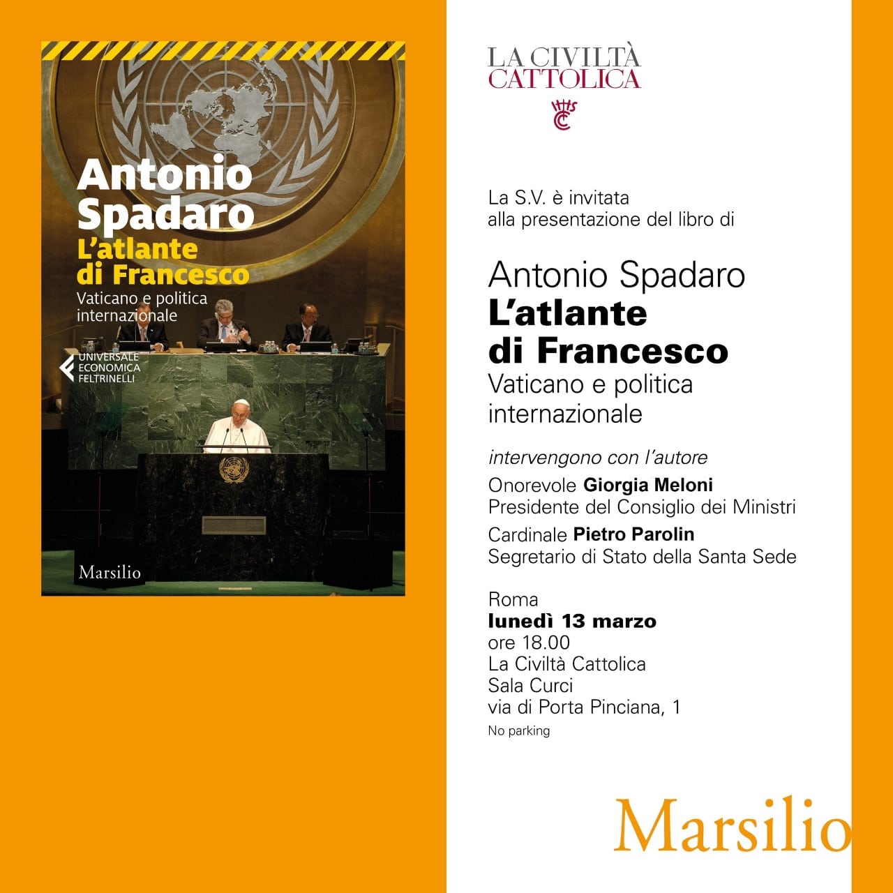 Presentazione del libro: “L'atlante di Francesco. Vaticano e politica internazionale” 
