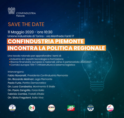 Confindustria Piemonte incontra la politica regionale