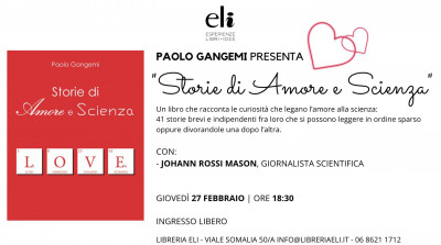 Presentazione del libro: "Storie di Amore e Scienza”