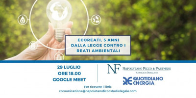 Ecoreati, 5 anni dalla legge contro i reati ambientali