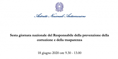 Giornata Nazionale RPCT 2020