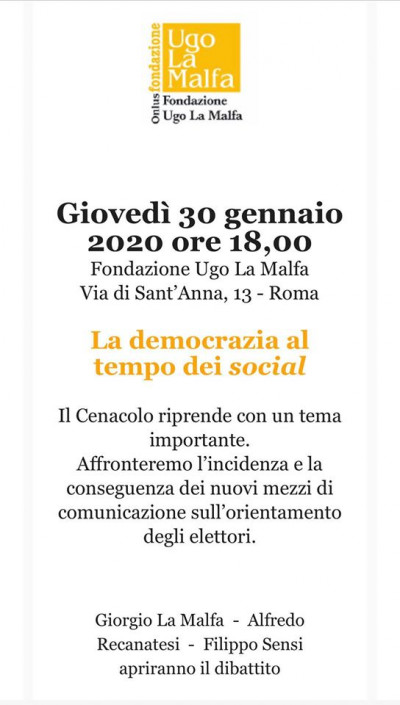 La democrazia al tempo dei social