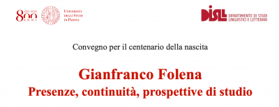 Gianfranco Folena - Presenze, continuità, prospettive di studio