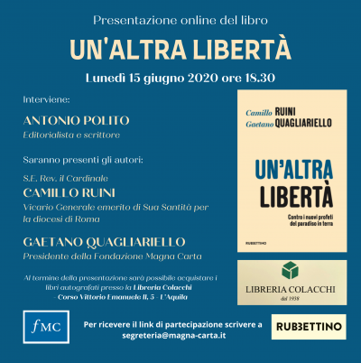 Presentazione del libro: "Un'altra libertà"