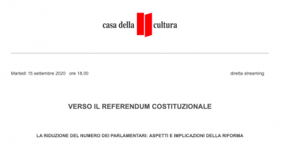 Verso il referendum costituzionale. La riduzione del numero dei parlamentari: aspetti e implicazioni della riforma