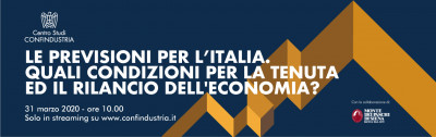 Gli scenari geoeconomici, le dinamiche europee e le previsioni per l'Italia