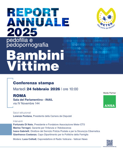 Report annuale 2025 - Pedofilia e pedopornografia - Bambini vittime