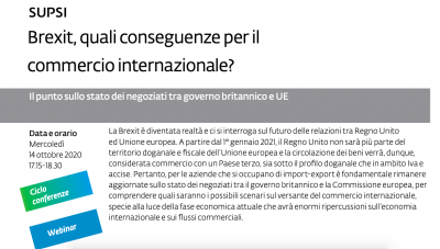 Brexit, quali conseguenze per il commercio internazionale?