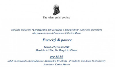 Presentazione del libro: "Esercizi di potere"