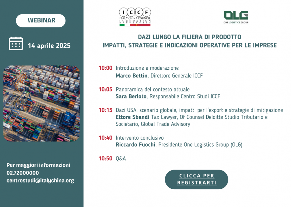 Dazi lungo la filiera di prodotto: impatti, strategie e indicazioni operative per le imprese