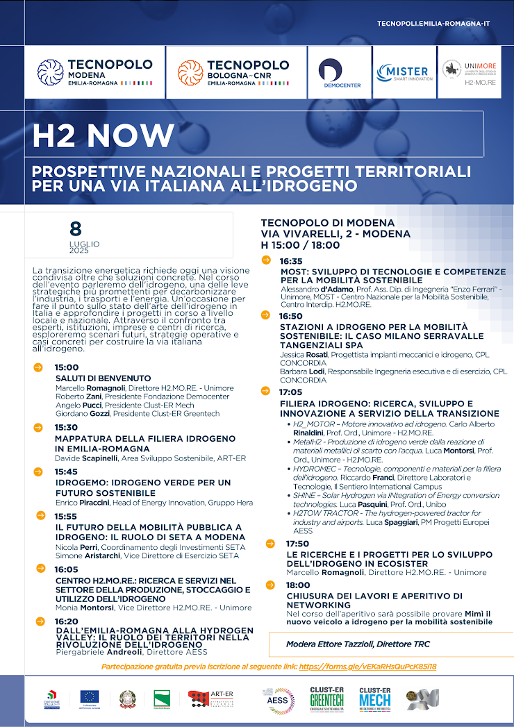 H2 NOW: costruiamo insieme la via italiana all’idrogeno