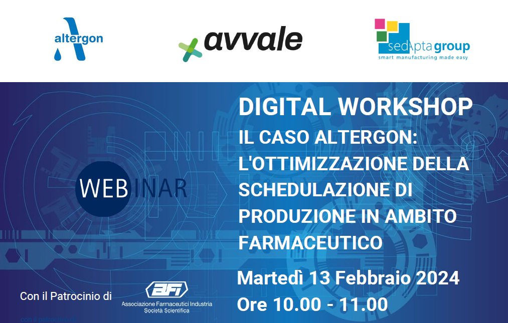 Il caso Altergon: l'ottimizzazione della schedulazione di produzione in ambito farmaceutico