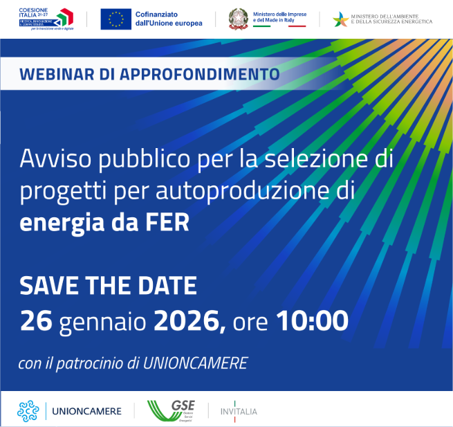 Autoproduzione di energia da fonti rinnovabili, webinar sulle misure agevolative