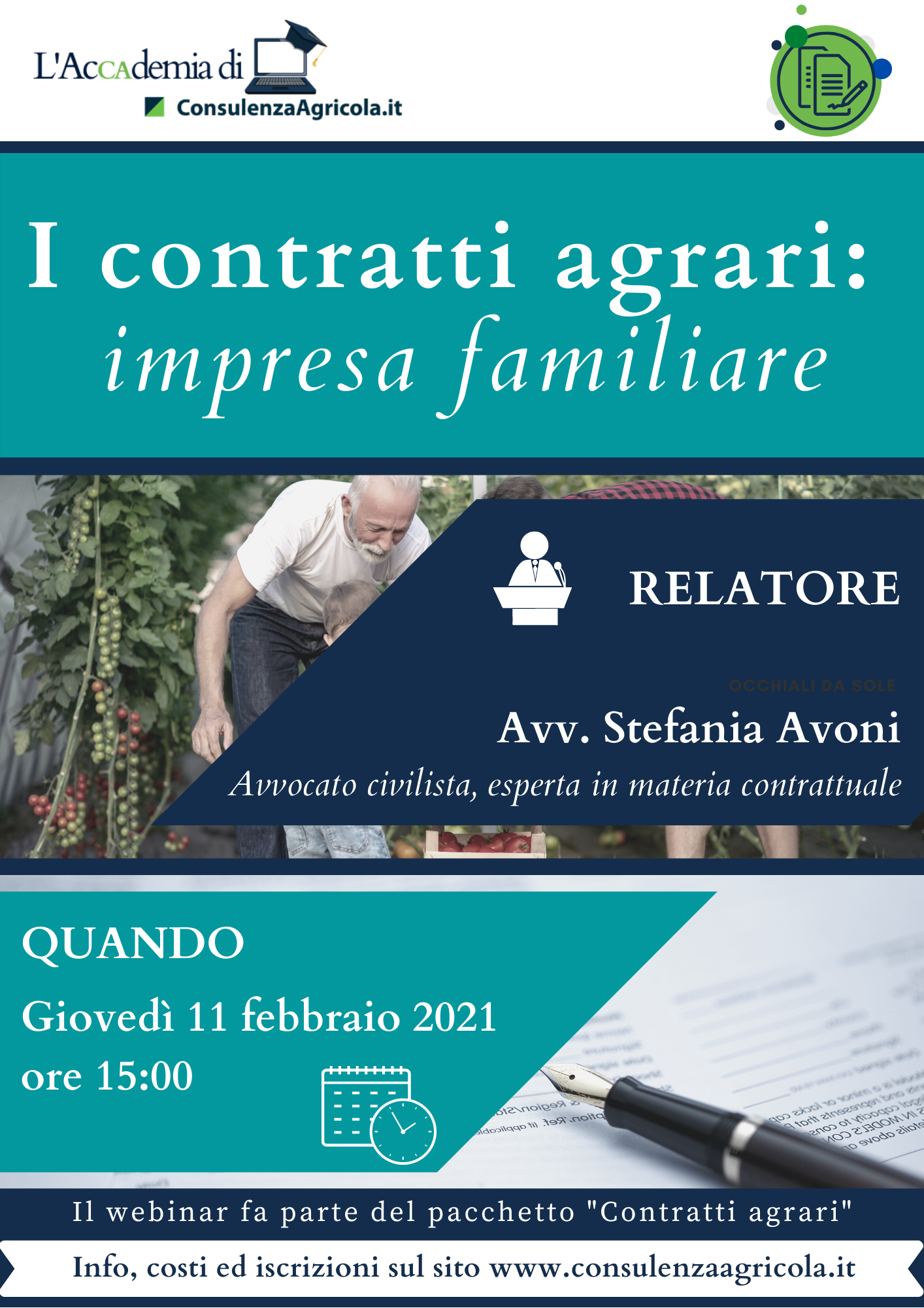 I contratti agrari: impresa familiare